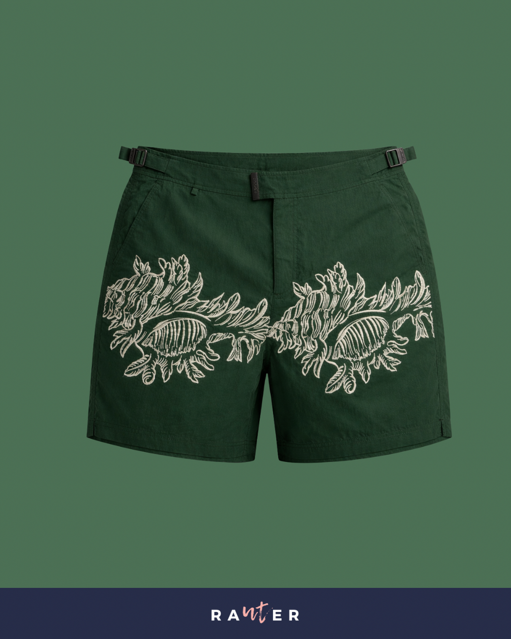 RAUTER MID CORALS — EMBROIDERY