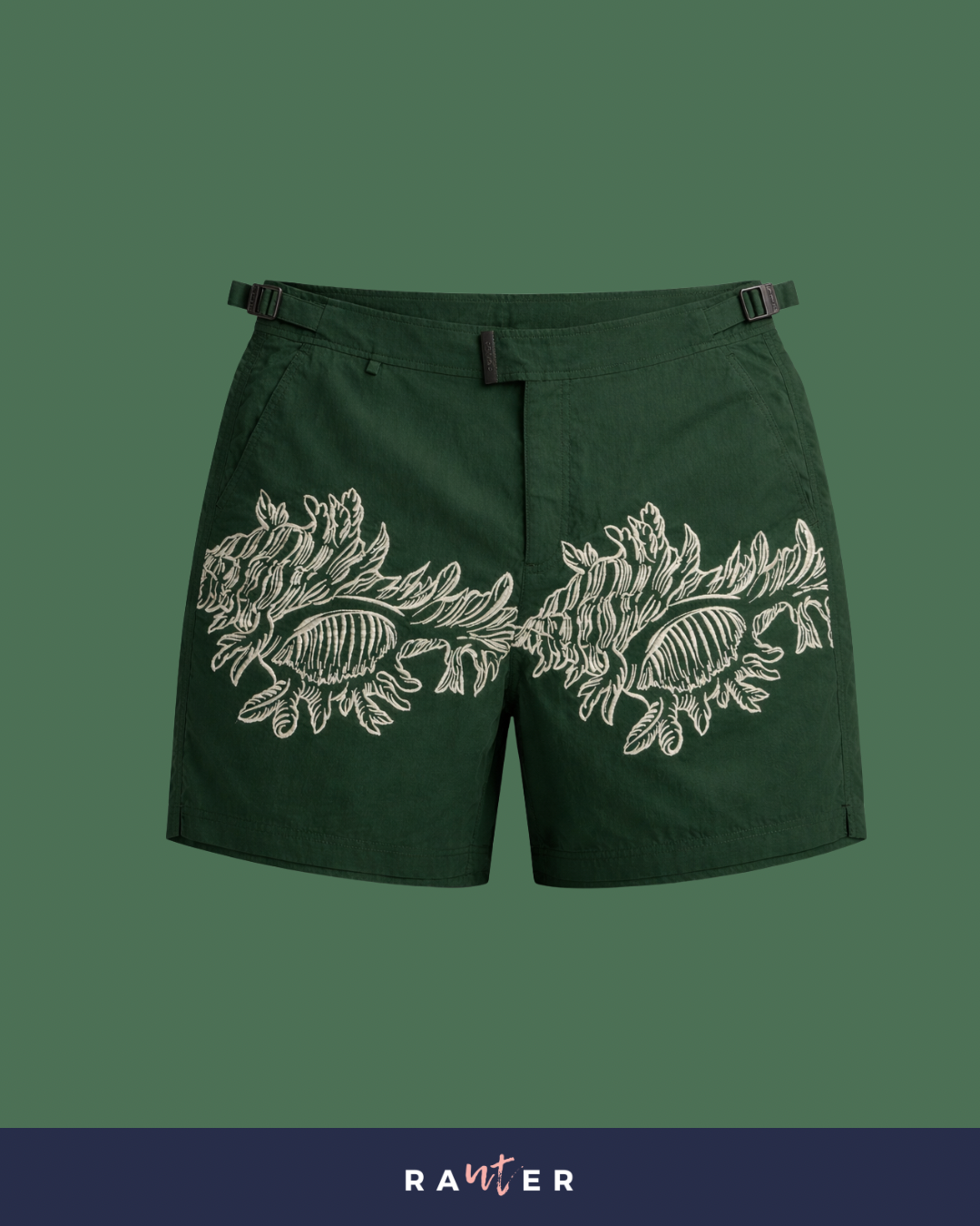 RAUTER MID CORALS — EMBROIDERY