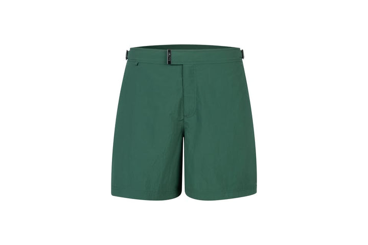 RAUTER Mid Green swim shorts, front